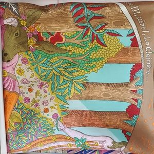 Hermes Silk Scarf Acte III Scene I, La Clairiere